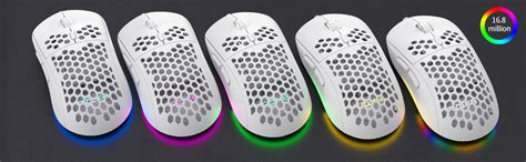 Dierya×TMKB Wired Gaming Mouse-White,12800 DPI,6 Programmable Buttons,Optical Sensor ...