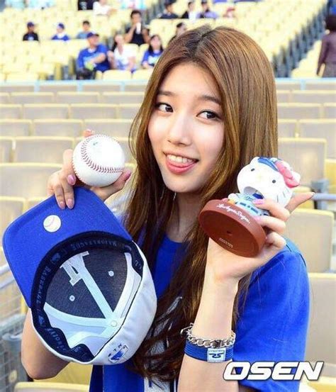 Suzy at Los Angeles Dodgers Stadium - Miss A photo (37148624) - fanpop