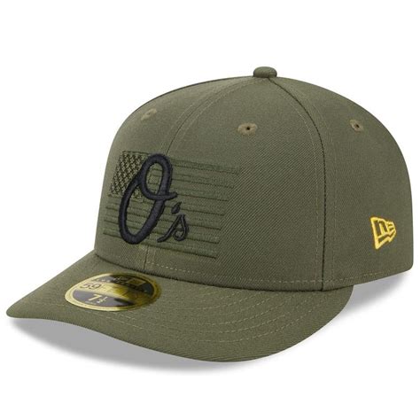 New Era Green Baltimore Orioles 2023 Armed Forces Day Low Profile ...