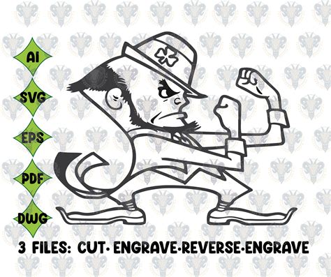 Digital File Fighting Leprechaun Vector and Cut SVG - Etsy