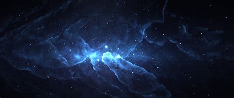 Online crop | blue star illustration, space, stars, digital art, space ...