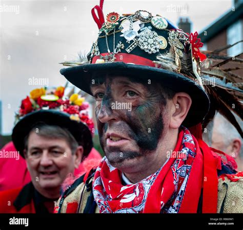 Haxey, Lincolnshire, England, UK – The Fool participates in the traditional ancient custom of ...