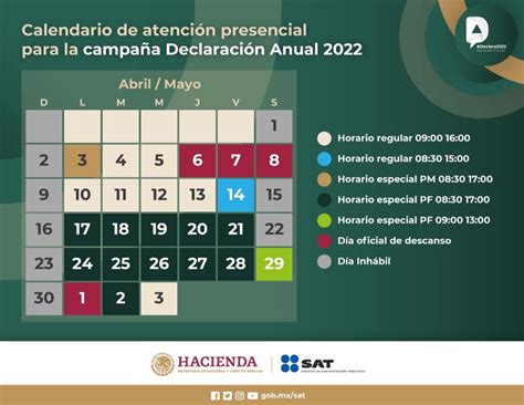 Declaración anual 2022. SAT amplía su horario de atención a partir del 17 de abril | Unión ...