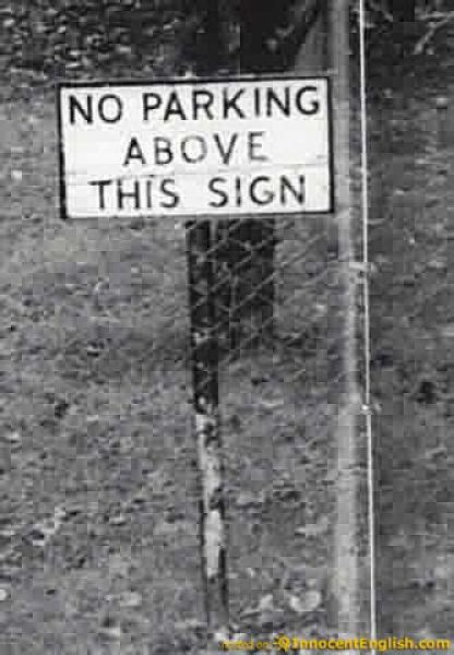 Funny Free Pics: Funny No Parking Signs