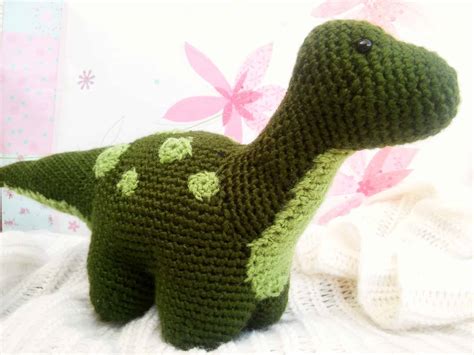 15 Free Crochet Dinosaur Patterns – A Cute Toy - A More Crafty Life