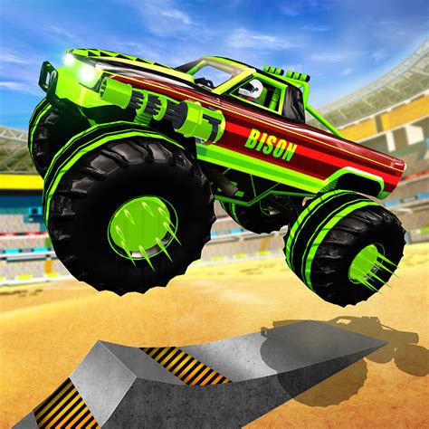 Monster Trucks Stunts Game GUI & Promo Graphics on Behance