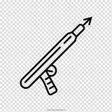 Coloring Book Drawing Harpoon  spear Transparent Background PNG sketch template