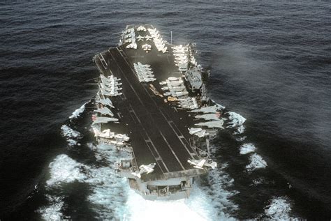 (CV-67) USS John F. Kennedy. CVW-3 (June 27, 1982) | Aircraft carrier, Kennedy, Navy aircraft ...