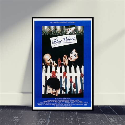 Blue Velvet Movie Poster Wall Art, Room Decor, Home Decor, A - Inspire ...