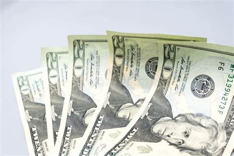 Stack of Twenty Dollar Bills Stock Photo - Image of money, dollars: 2804406