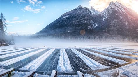 Der Hintersee im Zauberwald bei Ramsau