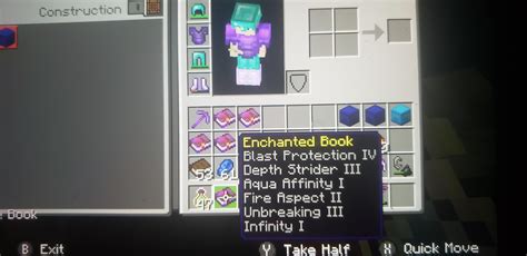 I enchanted a book with blast protection IV for 30 levels and got this ...