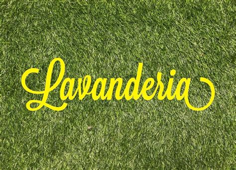 Lavanderia Font Custom ACRYLIC Name Sign Great for a Living | Etsy