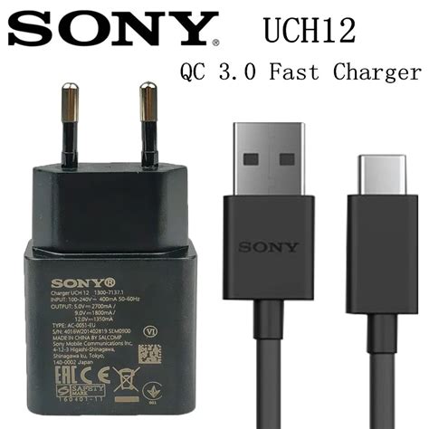 Original Sony Fast Charger For Sony xperia xa1 XZ XZs XC XZp XZ1 XZ1C ...