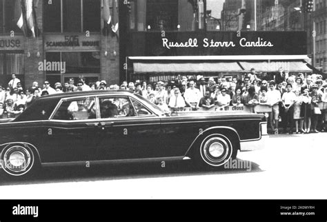 Robert F. Kennedy funeral procession, New York City, 8 June 1968 Stock ...