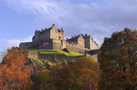 Autumn at Edinburgh Castle Photograph by Ross G Strachan