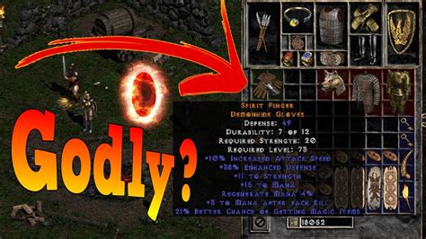 How To CRAFT GODLY GLOVES in DIABLO 2 - YouTube