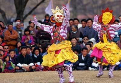 Tibetan Buddhist Lama Dance | Buddhist Art, Thangka Painting & Courses by Carmen Mensink