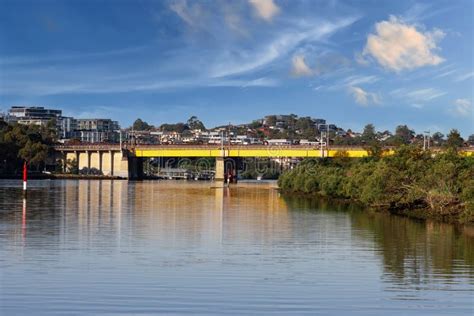 Passenger Train on Bridge Over Parramatta River Sydney NSW Australia ...