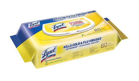 Lysol Disinfecting Wipes, Lemon Lime, 80 WIPES — Goisco.com