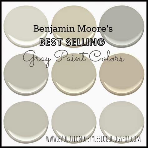 Benjamin Moore's Best Selling Grays - Evolution of Style