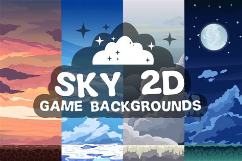 Sky 2D Game Backgrounds - CraftPix.net