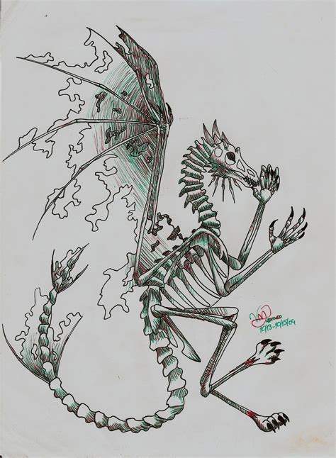 Skeleton Dragon by dinosapien on DeviantArt