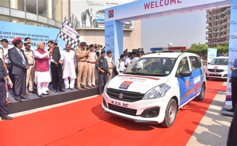 Maruti Suzuki India Presents 35 Ertiga And Eeco Vehicles To Haryana Police