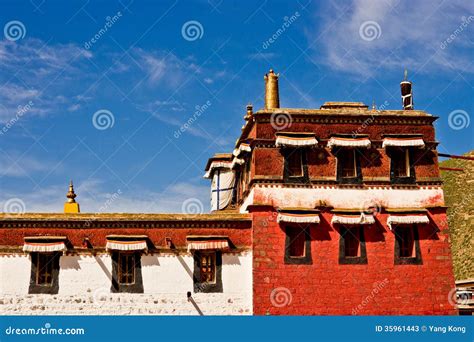 Tibetan Architecture, Labrang Lamasery Stock Image - Image of buddhism, ancient: 35961443