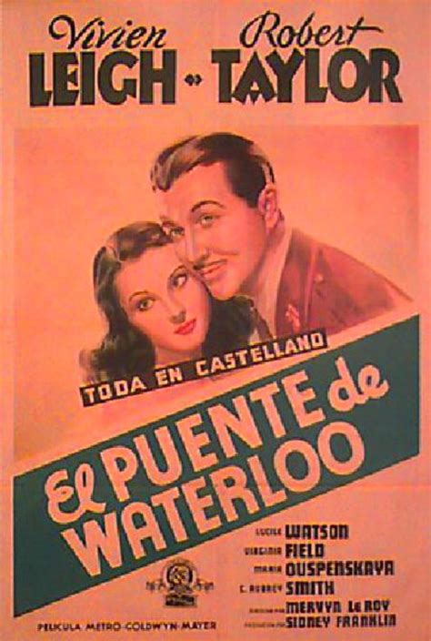 Waterloo Bridge Original 1940 Argentine Movie Poster - Posteritati Movie Poster Gallery