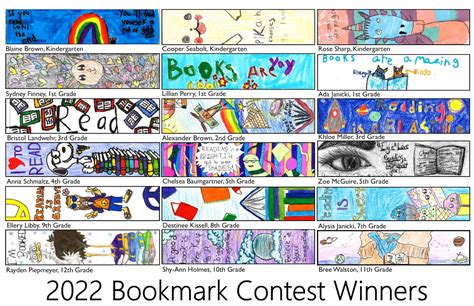 What does a good bookmark look like? Show us in our 2023 Bookmark Contest – Tyson Library ...