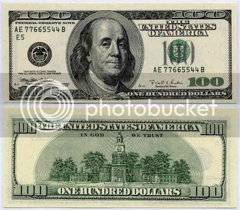 Printable 100 Dollar Bill Back