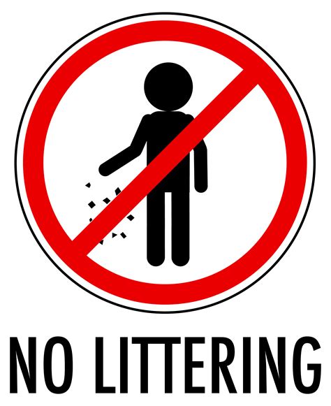 No Littering Vector Art, Icons, and Graphics for Free Download