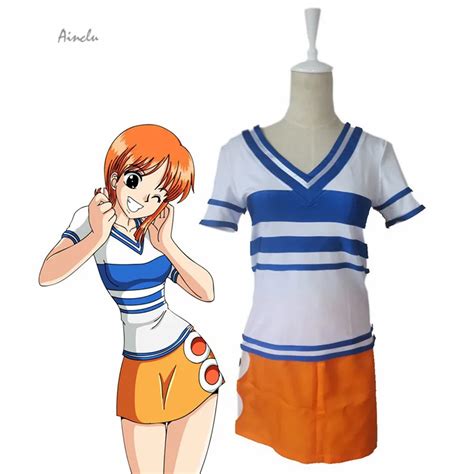 Aliexpress.com : Buy Ainclu Free Shipping One piece Nami Two Years ago Adult Kid Cosplay Costume ...