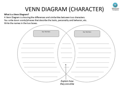 Venn Diagram template with lining | Templates at allbusinesstemplates.com