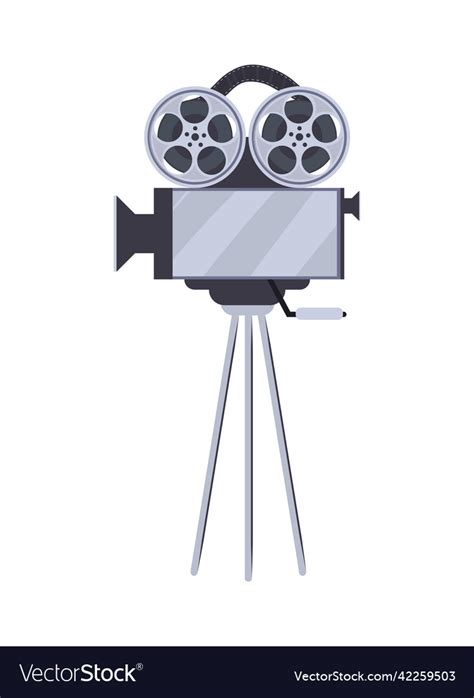 Movie film projector Royalty Free Vector Image