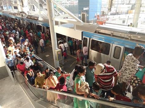 Hyderabad Metro Rail Creates A Record, 2.4 lakh Commuters Travel On Sunday