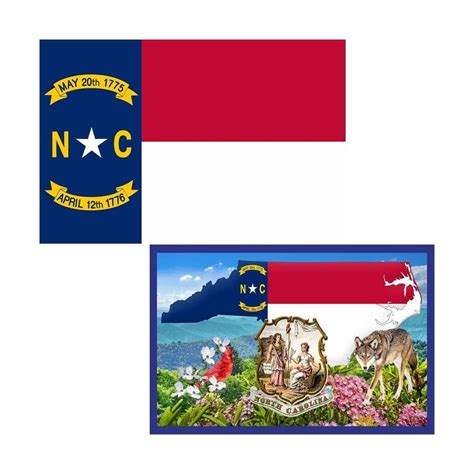 Small North Carolina Flag - 16033-NC - Southwest Indian Foundation