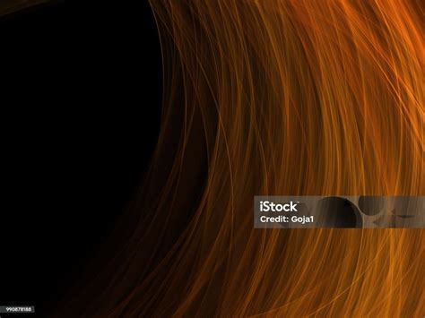 Abstract Orange Fire Hair Background Stock Photo - Download Image Now ...