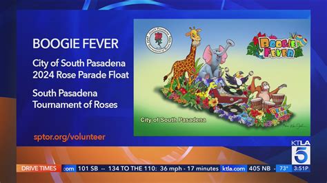 Rose Parade Float Preparation – South Pasadena – KTLA