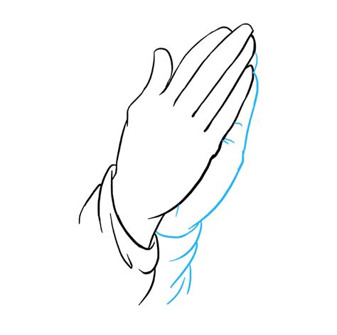 How to Draw Praying Hands - Really Easy Drawing Tutorial