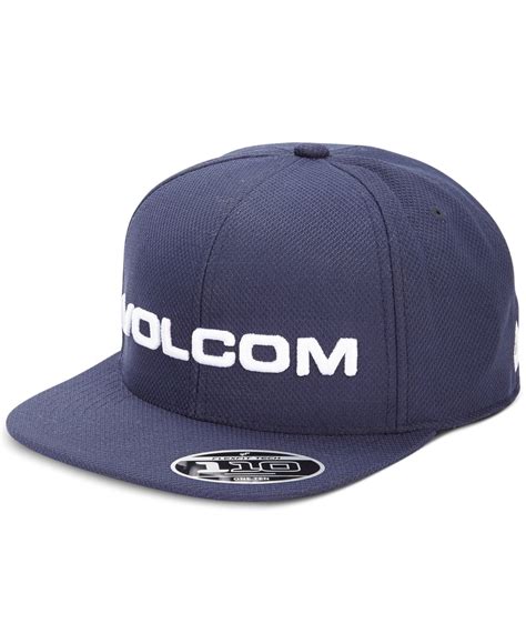 Volcom Idle Hands Snapback Hat in Blue for Men | Lyst