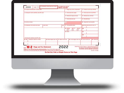 W 2 Form Online Fillable - Printable Forms Free Online