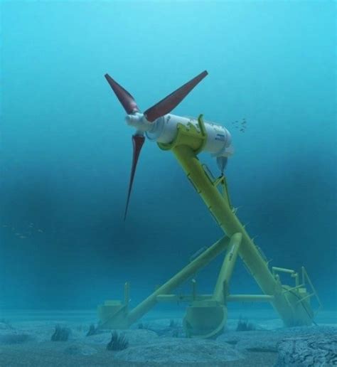 100-Foot Subsea Turbine Successfully Installed at World's First Tidal Farm Off the Coast of Scotland