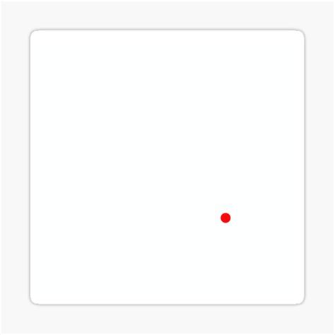 "The Little Red Dot" Sticker for Sale by JdJade | Redbubble