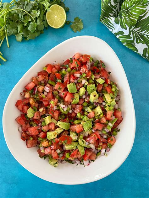 Chunky Pico de Gallo with Avocado - Good For You Gluten Free