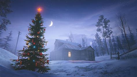 🔥 Free Download Christmas Tree Cabin 4k Wallpaper Iphone Hd Phone 6140h by @cfranco7 ...