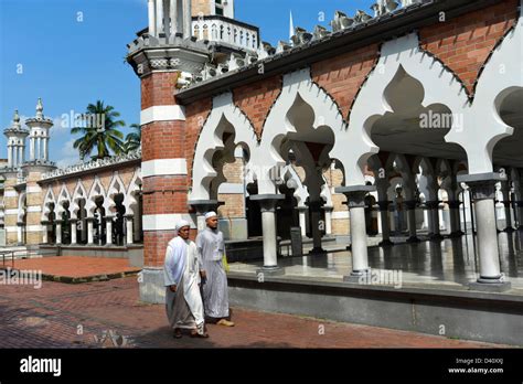 Asia Malaysia Kuala Lumpur Masjid Jamek Mosque Stock Photo - Alamy