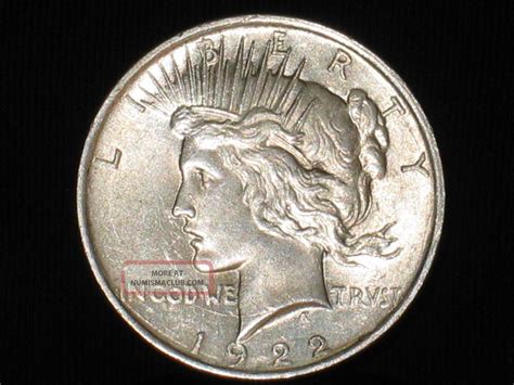 Peace Silver Dollar 1922