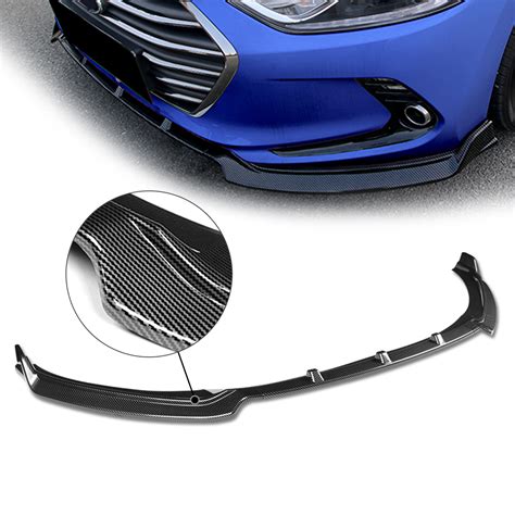 DNA Motoring 2-PU-679-PCF For 2017 to 2018 Hyundai Elantra Carbon Fiber ...